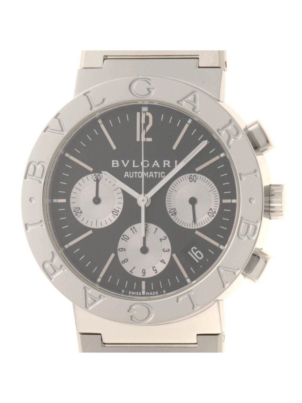 Bvlgari Watch Stainless Steel Black
